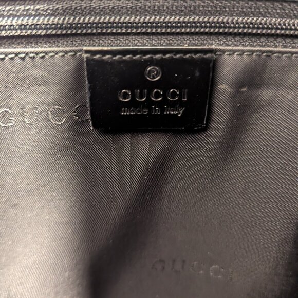 Vintage Gucci Patent Leather Bamboo Top Handle Bag - Picture 4 of 7